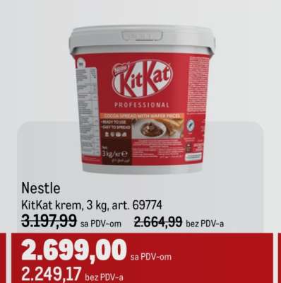 Nestle KitKat krem