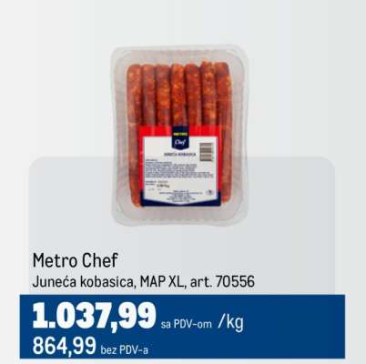 Metro Chef Juneća kobasica