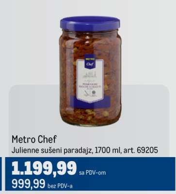 Metro Chef Julienne sušeni paradajz