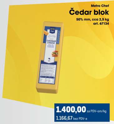 Čedar blok