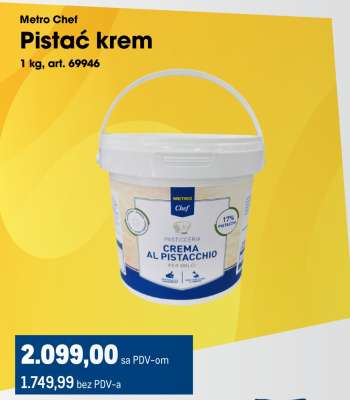 Pistać krem