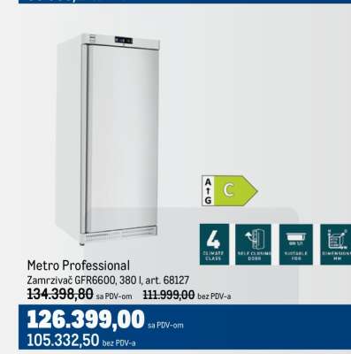 Metro Professional Zamrzivač GFR6600