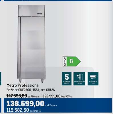 Metro Professional Frižider GRE2700