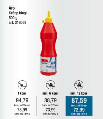 Aro Kečap blagi 500 g