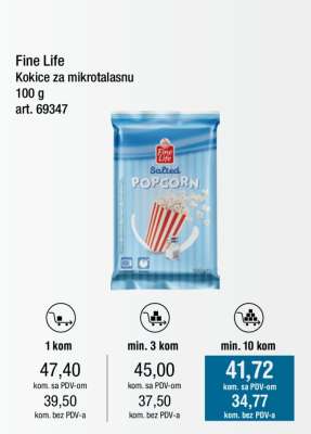 Fine Life Kokice za mikrotalasnu