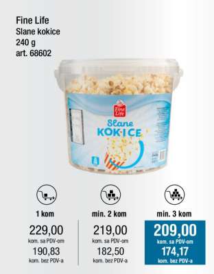 Fine Life Slane kokice