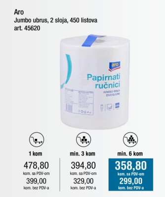 Aro Jumbo ubrus