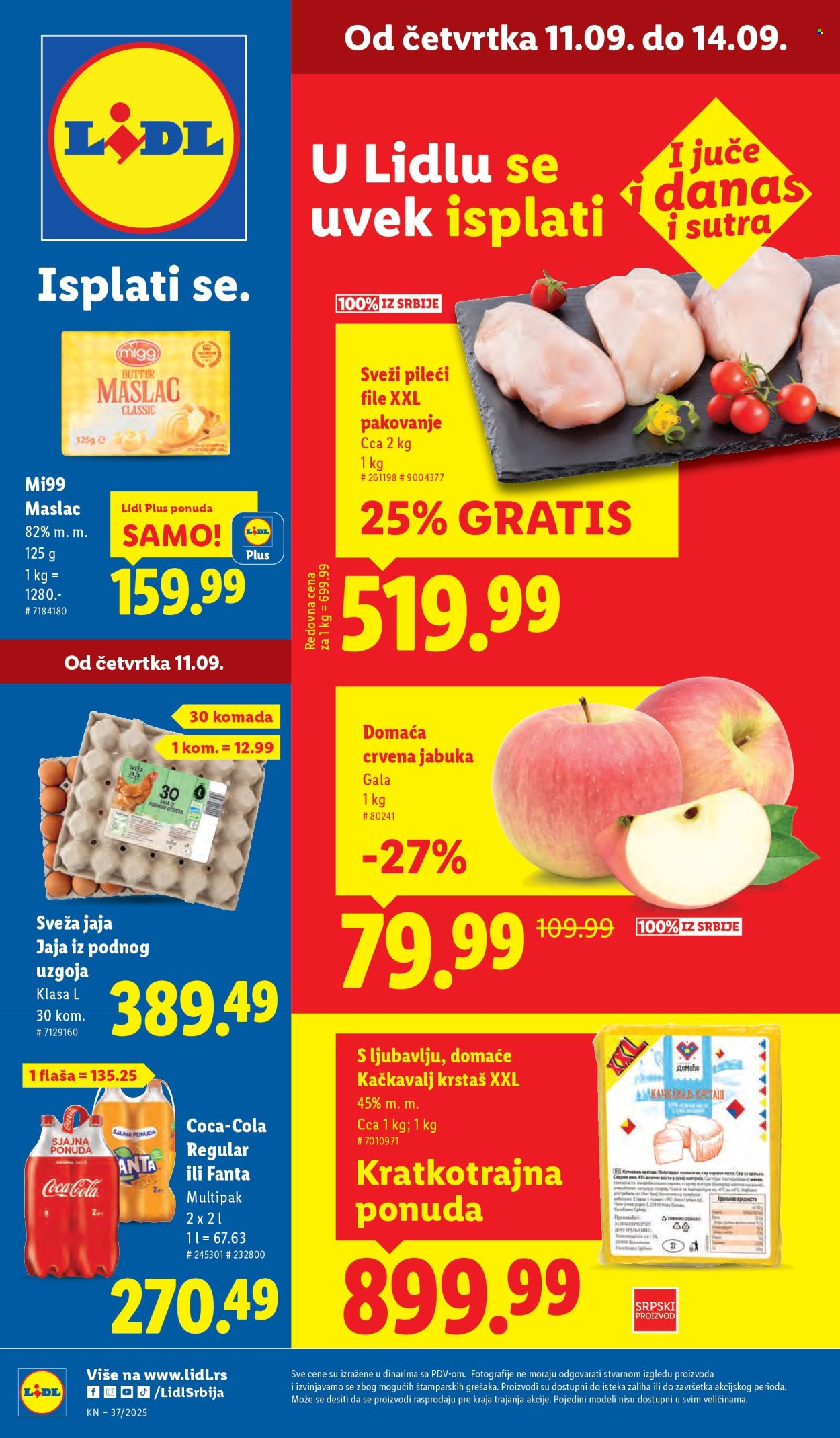 Lidl katalog - 11.09.2025 - 17.09.2025. Stranica 1