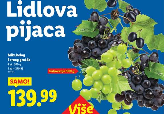 Miks belog i crnog grožđa