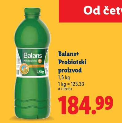 Balans+ Probiotski proizvod