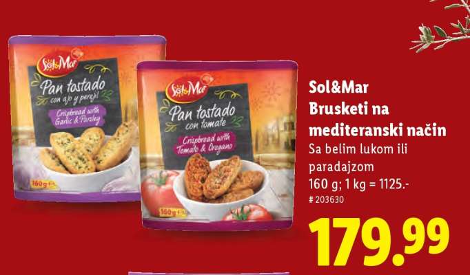 Sol&Mar Brusketi na mediteranski način