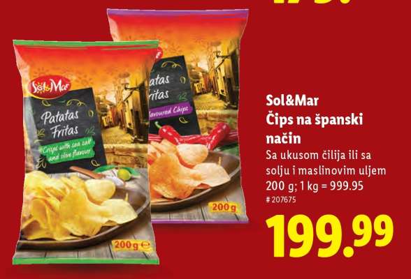 Sol&Mar Čips na španski način