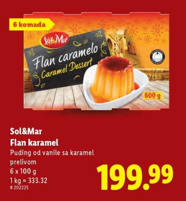 Sol&Mar Flan karamel