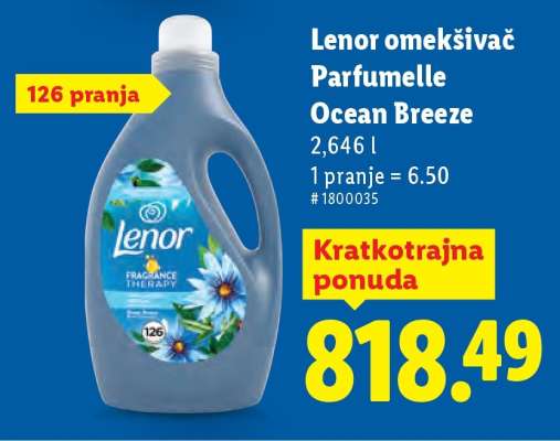 Lenor omekšivač Parfumelle Ocean Breeze