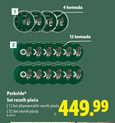 Set reznih ploča