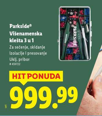 Parkside Višenamenska klešta 3 u 1