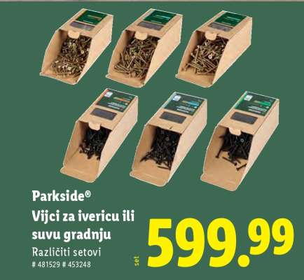 Parkside Vijci za ivericu ili suvu gradnju