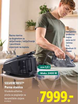 SILVERCREST® Parna stanica
