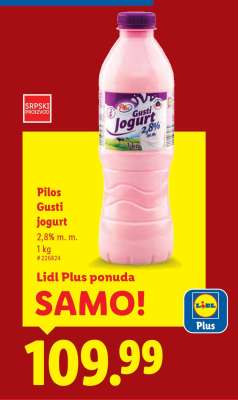 Pilos Gusti jogurt