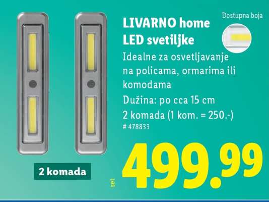 LIVARNO home LED svetiljke