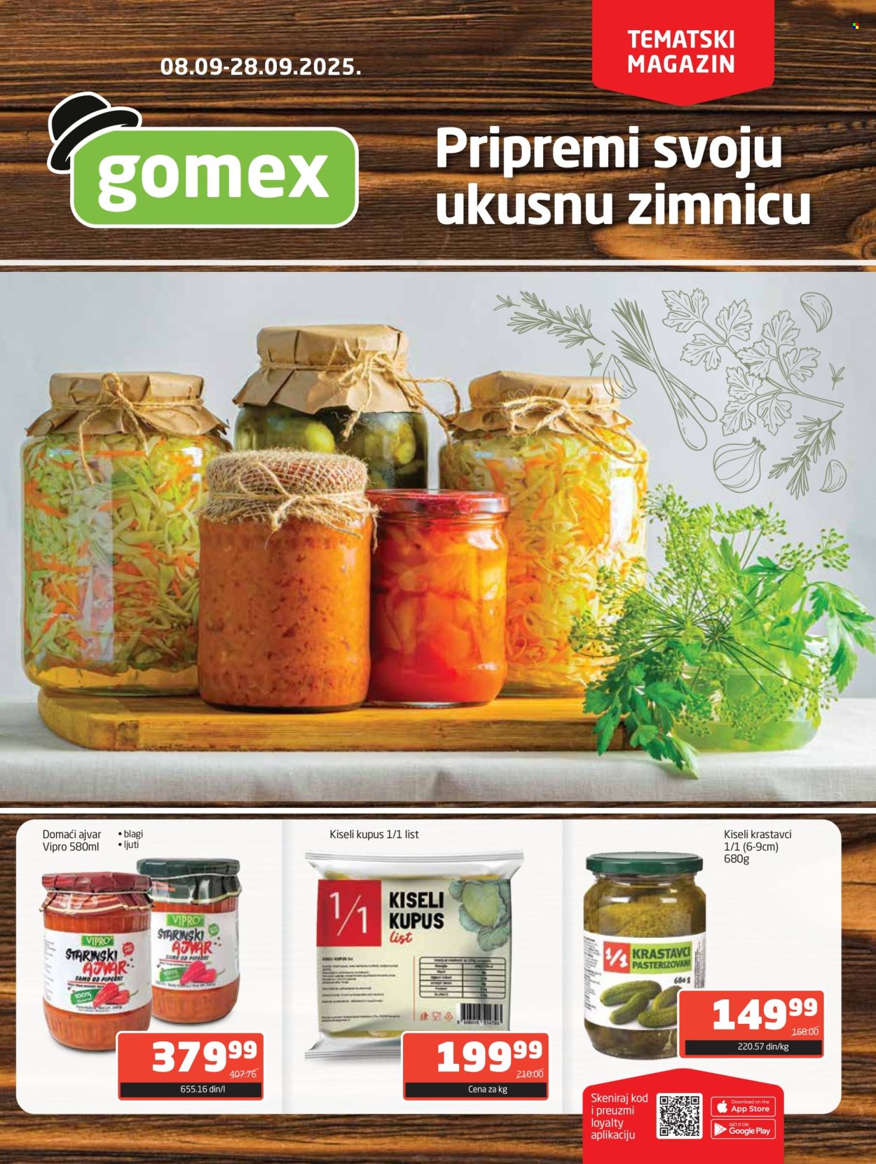 Gomex katalog - 08.09.2025 - 28.09.2025. Stranica 1