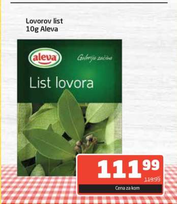 Lovorov list 10g Aleva