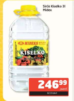 Sirće Kiselko 3l Midex