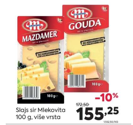 Slajs sir Mlekovita