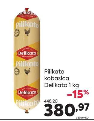 Pilikato kobasica Delikato 1 kg
