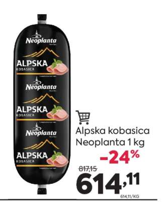 Alpska kobasica Neoplanta 1 kg