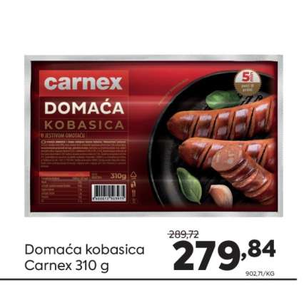 Domaća kobasica Carnex 310 g