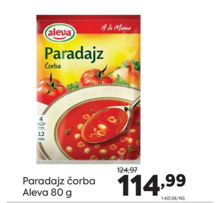 Paradajz čorba Aleva 80 g