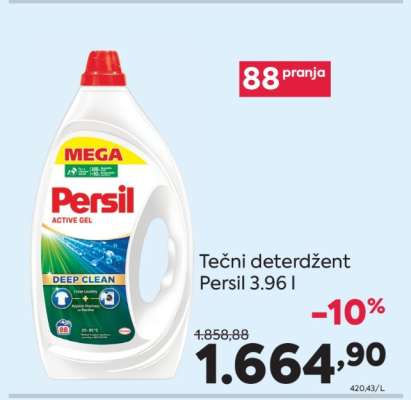 Tečni deterdžent Persil 3.96 l