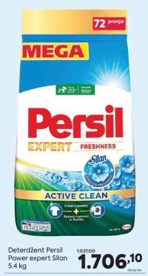 Deterdžent Persil power expert Silan 5.4 kg