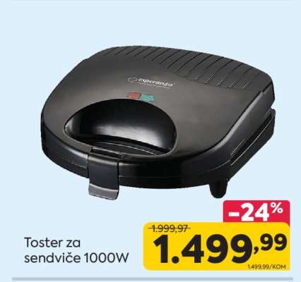 Toster za sendviče 1000W