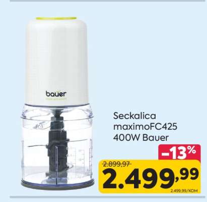 Seckalica maximoFC425 400W Bauer