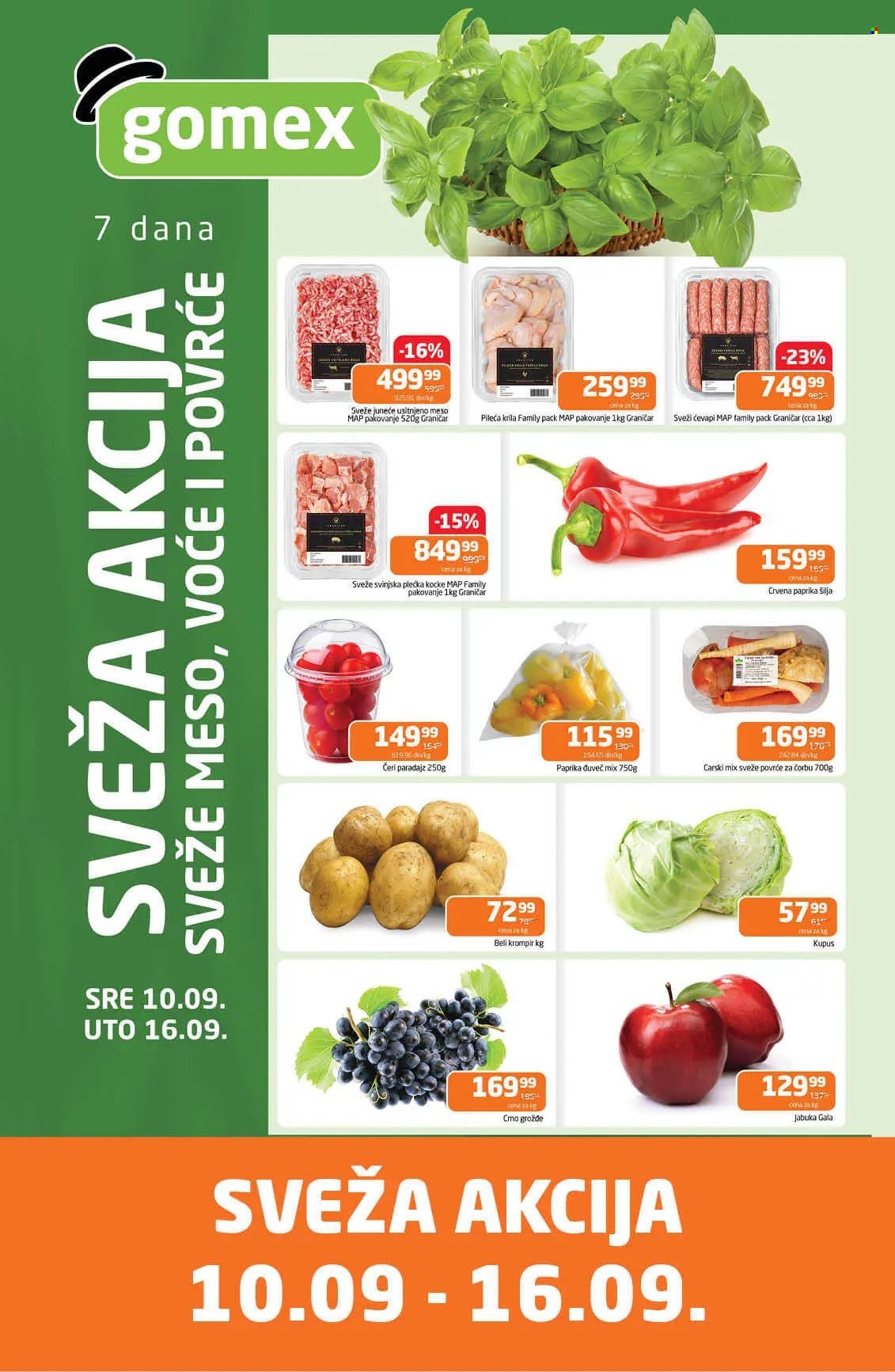 Gomex katalog - 10.09.2025 - 16.09.2025. Stranica 1