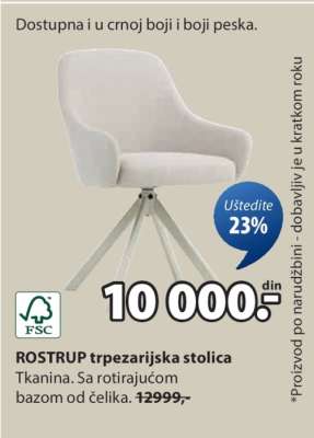 ROSTRUP trpezarijska stolica