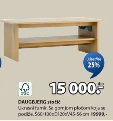DAUGBJERG stočić