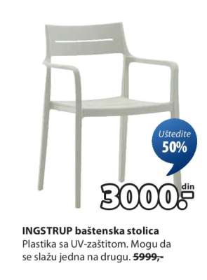 INGSTRUP BAŠTENSKA STOLICA