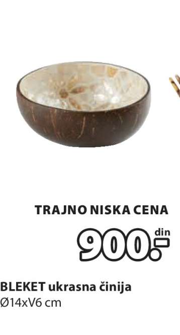 BLEKET ukrasna činija