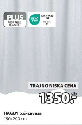 HAGBY TUŠ-ZAVESA