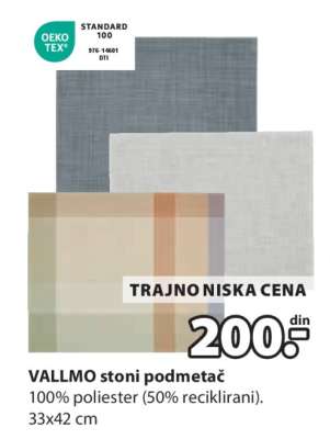 VALLMO STONI PODMETAČ