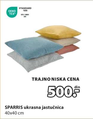 SPARRIS UKRASNA JASTUČNICA