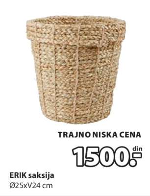 ERIK saksija