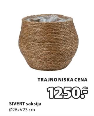 SIVERT saksija