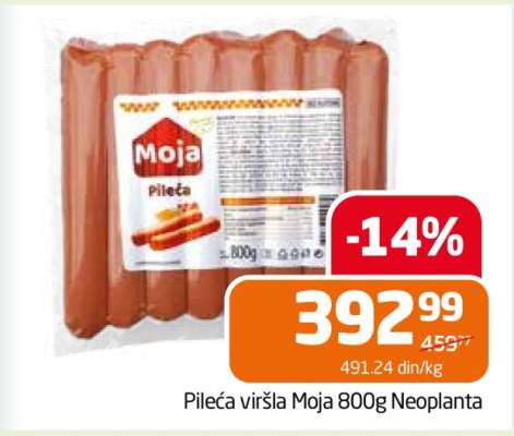 Pileća viršla Moja 800g Neoplanta