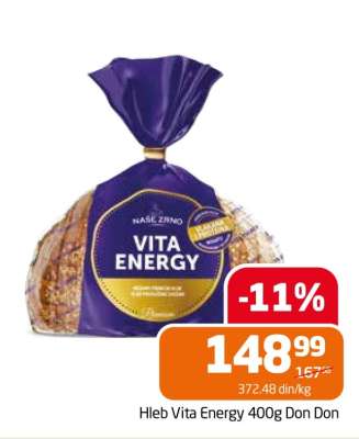 Hleb Vita Energy 400g Don Don