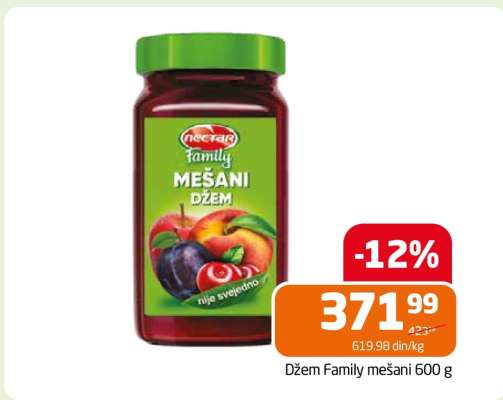 Džem Family mešani 600 g