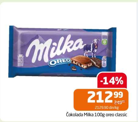 Čokolada Milka 100g oreo classic